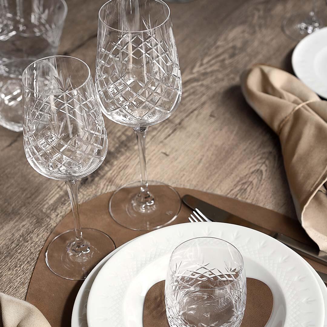 Frederik Bagger Crispy Madame hvidvinsglas, klar, 2 stk - 35 cl - Bahne